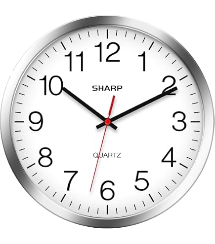 Amazon.com: Skilcraft Quartz Wall Clock - Plastic Frame - 14.5